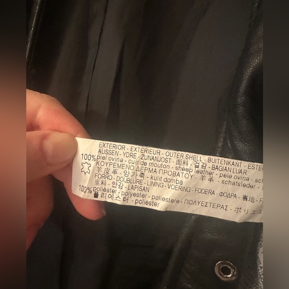 Zara genuine leather motorcycle jacket - Picture 3 of 7